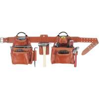 Kuny's 21448 Deluxe Tool Belt Combo, Leather, Tan