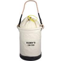 Kuny's SW-788 Parachute Top Tool Bucket, 11-1/2" L x 11-1/2" W x 16" H, Canvas, Beige