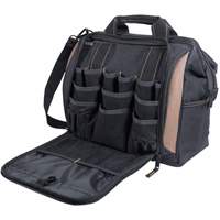 Kuny's SW-1537 Porte-outils &agrave; compartiments multiples, Polyester, 33 pochettes, Noir
