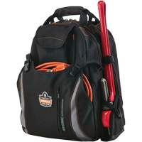 Ergodyne 13743 Arsenal&reg; 5843 Tool Backpack, 13-1/2" L x 8-1/2" W, Black, Polyester