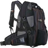 Ergodyne 13743 Arsenal&reg; 5843 Tool Backpack, 13-1/2" L x 8-1/2" W, Black, Polyester