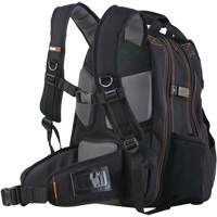 Arsenal<sup>®</sup> 5843 Tool Backpack, 13-1/2" L x 8-1/2" W, Black, Polyester  TEQ972 | TENAQUIP