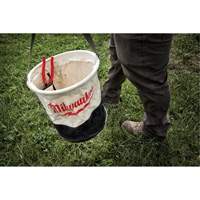 Milwaukee 48-22-8270 Utility Bucket, 11-4/5" L x 11-4/5" W x 14-3/5" H, Canvas, Beige/Black