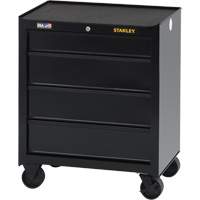 100 Series Rolling Tool Chest, 4 Drawers, 26-1/2" W x 18" D x 32" H, Black  TER042 | TENAQUIP