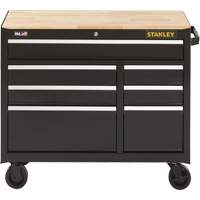 300 Series Mobile Workbench, Wood Surface  TER046 | TENAQUIP