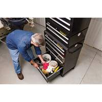 Stanley Tools STST22625BK 300 Series Middle Tool Chest, 26" W, 2 Drawers, Black