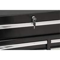 Outils Aurora TER067 Chariot &agrave; outils industriel, 11 tiroirs, 41" la x 18-3/4" p x 39-1/3" h, Noir