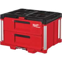 Milwaukee 48-22-8442 Packout 2-Drawer Tool Box, 16-1/3" x 14-1/3" x 22-1/5", Red