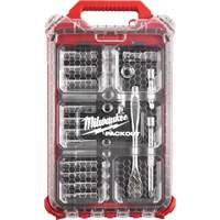 Milwaukee 48-22-9482 Cl&eacute; &agrave; cliquet et jeu de douilles avec organisateur compact &agrave; profil bas Packout, 32 Mcx, Prise de 3/8", Profond