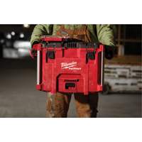 Milwaukee 48-22-8429 Packout XL Tool Box, 15-1/2" x 21-4/5" x 16-9/10", Black/Red