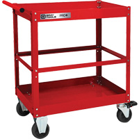 Gray Tools 93513 PRO+ Series Heavy-Duty Utility Cart, 2 Tiers, 30-1/5" x 38-1/3" x 19-1/2"