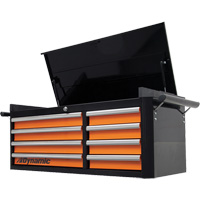 Dynamic Tools D069304 Coffre sup&eacute;rieur, 42" la, 8 tiroirs, Noir/Orange