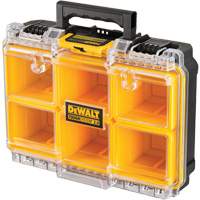 DEWALT DWST08020 Organisateur compact profond ToughSystem 2.0, 14-1/2" x 10-1/2" x 5-1/5", Jaune