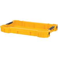 DEWALT DWST08110 ToughSystem&reg; Shallow Tool Tray, 18-2/5" x 12" x 2-1/3", Yellow