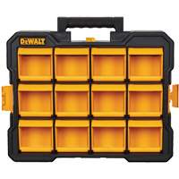 DEWALT DWST14121 Organisateur Flip-Bin, 3-7/8" la x 17-3/4" p x 13-7/8" h, Noir/Jaune