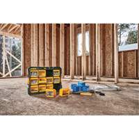 DEWALT DWST14121 Organisateur Flip-Bin, 3-7/8" la x 17-3/4" p x 13-7/8" h, Noir/Jaune