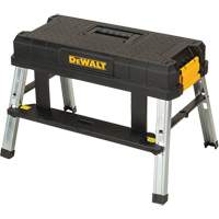 DEWALT DWST25090 Marchepied &agrave; rangement, 11-3/5" la x 25-1/5" p x 11-1/3" h, Noir