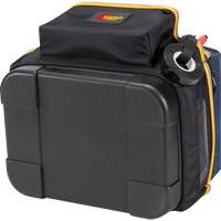 Kuny's PB1531 Porte-outils &eacute;lectrique/CHVAC &agrave; base moul&eacute;e, Polyester balistique, 20 pochettes, Noir/Bleu