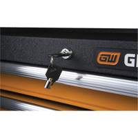 GSX Series Tool Chest, 26" W, 4 Drawers, Black/Orange  TER208 | TENAQUIP