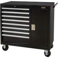 Industrial Tool Cart, 8 Drawers, 44-3/10" W x 21-1/10" D x 36-7/10" H, Black TER218 | TENAQUIP