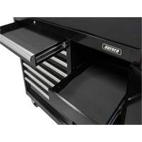 Outils Aurora TER218 Chariot &agrave; outils industriel, 8 tiroirs, 44-3/10" la x 21-1/10" p x 36-7/10" h, Noir