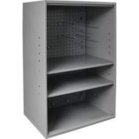 Abrasive Storage Cabinet with Pegboard, Steel, 19-7/8" x 14-1/4" x 32-3/4", Grey  TER219 | TENAQUIP
