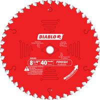 Diablo D0840X Lames de scie pour entrepreneur - Lames de scie finition, 8-1/4", 40 dents, Pour Bois