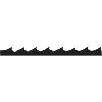 King Canada KSSB-SK07 12-Piece Skip Tooth Scroll Saw Blades, Scroll cutting, 0.045" W x 5" L, 14 TPI