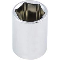 JET 670108 Douille chrom&eacute;e, Chocs, 1/4", Prise 1/4", 6 pans