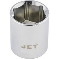 JET 671108 Chrome Socket, 1/4", 3/8" Drive, 6 Points