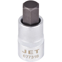 JET 677318 Douille &agrave; embout, Hexagonale, 9/16" x 2" lo, Prise 1/2"