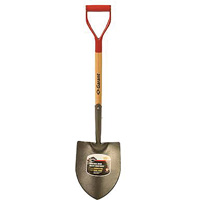 Round-Point Shovel, Forged Steel Blade, Wood, D-Grip Handle  TFX679 | TENAQUIP