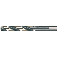 Cle-Force C69349 Split Point Jobber Drills with 3-Flat Shank, High Speed Steel, 7/32", 3-3/4" L, 2-1/2" Flute, 135° Point Angle