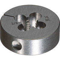 Cle-Line C65793 Round Adjustable Die, Bright Finish, 10-32 Thread, High Speed Steel