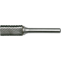 Cleveland C17611 Solid Carbide Burrs - Cylinder Shape with No End Cut, SA-3, 3/8" Dia., 1/4" Shank