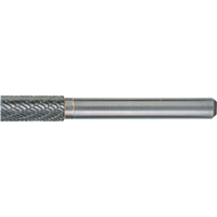 Solid Carbide Burrs - Cylinder Shape with End Cut, SB-3, 3/8" Dia., 1/4" Shank, 3/4" Depth of Cut  TGI555 | TENAQUIP