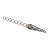 Walter Surface Technologies C17593 CLEVELAND Solid Carbide Burrs - Taper Shape Radius End 14°, 1/4" Shank