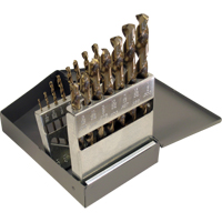 Walter Surface Technologies C21112 CLE-LINE Drill Sets, 15 Pieces, Cobalt