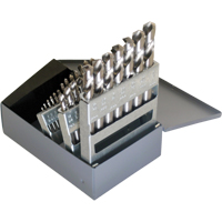Walter Surface Technologies C00980 CLEVELAND Drill Sets, 29 Pieces, High Speed Steel