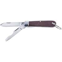 Klein Tools 1550-2 2-Blade Pocket Knife, 2-1/2" Blade, Carbon Steel Blade, Plastic Handle