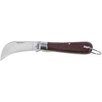 Klein Tools 1550-4 Pocket Knife with Hawkbill Slitting Blade, 2-5/8" Blade, Carbon Steel Blade, Plastic Handle