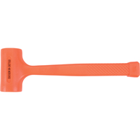 Dead Blow Hammer, 24 oz., Textured Grip, 12-3/4" L TJZ037 | TENAQUIP