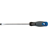 Slot Mechanic's Screwdriver, 3/8" Tip, Round TJZ065 | TENAQUIP