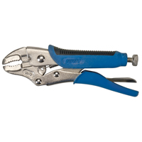 Aurora Tools TJZ091 Locking Pliers with Wire Cutter, 5" Length, Curved Jaw