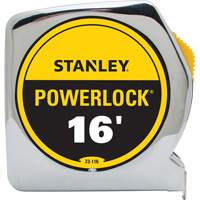Stanley Tools 33-116 PowerLock&reg; Tape Measure, 3/4" x 16', Imperial Graduations
