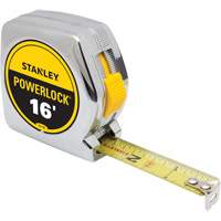 Stanley Tools 33-116 PowerLock&reg; Tape Measure, 3/4" x 16', Imperial Graduations