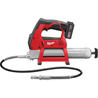 Milwaukee 2446-21XC M12 Cordless Grease Gun Kit, Lithium-Ion, 12 V