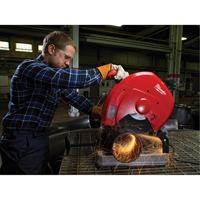 Milwaukee 6177-20 Abrasive Chop Saw, 14", 3900 No Load RPM, 120 V, 15 A