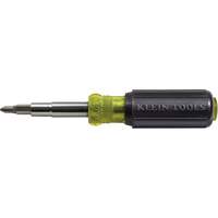 Klein Tools 32500 11-in-1  Multi-Bit Screwdriver/Nut Driver, 5/16"/1/4"/3/8" Drive, 7-1/4" L, Non Magnetic