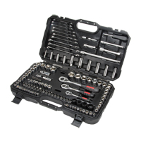 120-Piece 1/4", 3/8" and 1/2" Drive S.A.E./Metric Socket and Wrench Set TLV361 | TENAQUIP